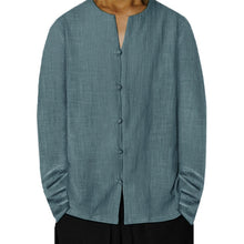 Load image into Gallery viewer, INCERUN Brand Casual Shirts Men&#39;s Dress Shirts Solid Long Sleeve