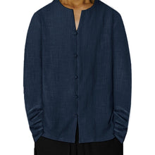 Load image into Gallery viewer, INCERUN Brand Casual Shirts Men&#39;s Dress Shirts Solid Long Sleeve