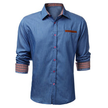 Load image into Gallery viewer, New Men Dress Shirts Autumn Casual Shirts Long Sleeve Slim Fit
