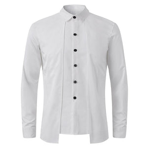 2019 Fashion New Mens Shirts Dress Long Sleeve Cotton Casual Shirts